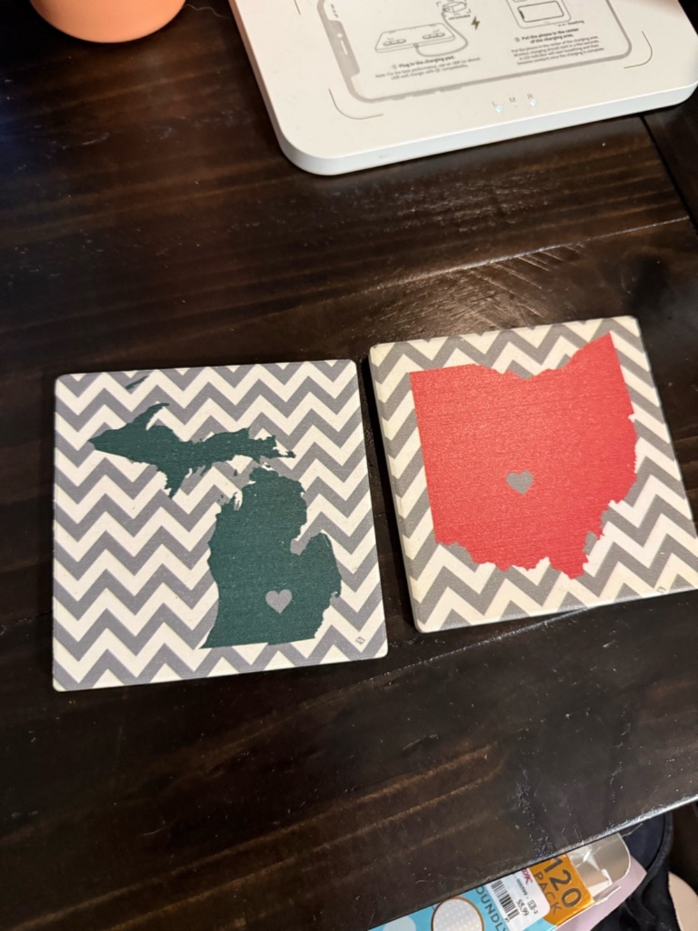Ohio & Michigan coasters